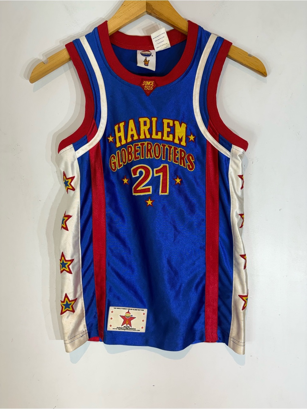 Harlem Globetrotters Special K #21 Basketball Jersey Women’s XS Youth XL